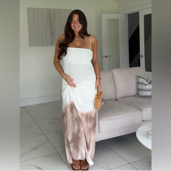 ZARA BLOGGERS’ FAVORITE DRAPED OMBRÉ DRESS - Picture 6 of 15